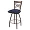 Holland Bar Stool Co 36" Swivel Bar Stool, Bronze Finish, Graph Anchor Seat 82036BZ014 - alternate 1